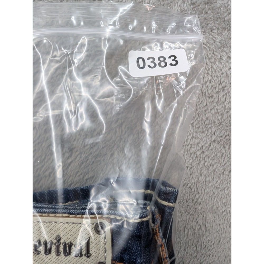 Rock Revival Womens Bootcut Jeans Blue Medium Wash Denim Embroidered Studded - Picture 16 of 16